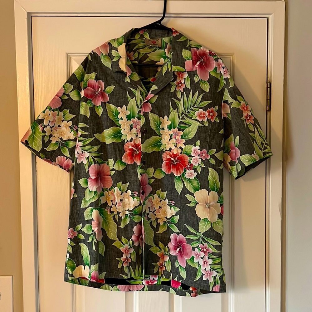 Floral Hawaiian Shirt - XL